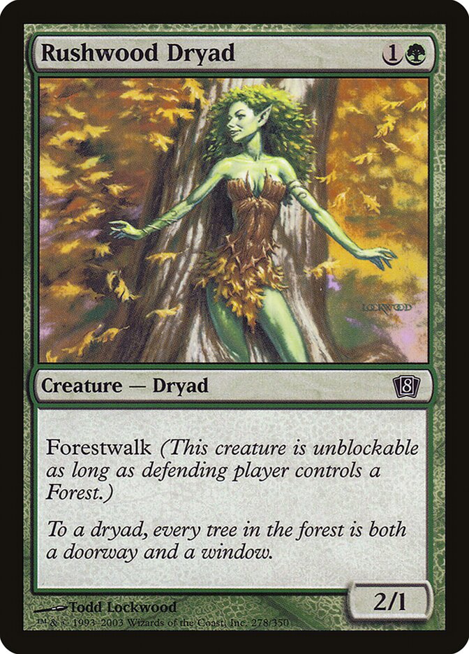 Rushwood Dryad card front