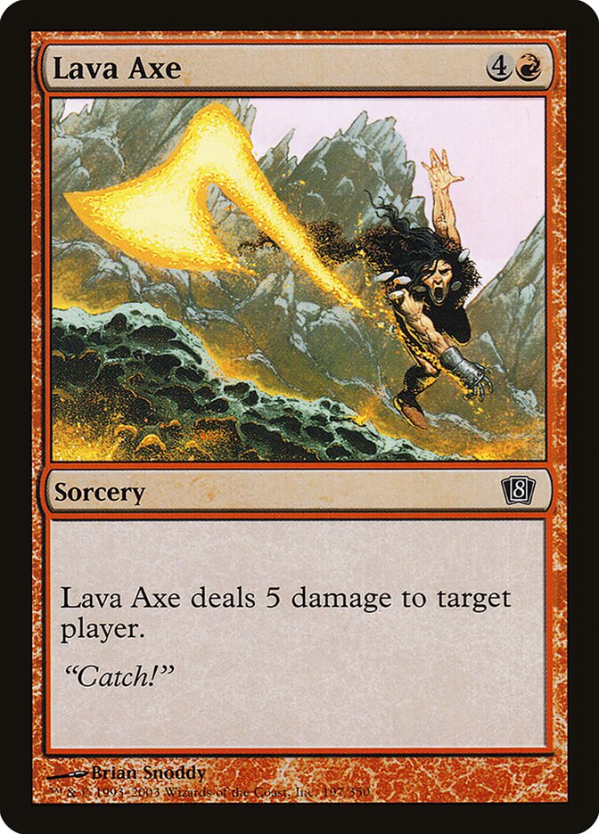 Lava Axe card front