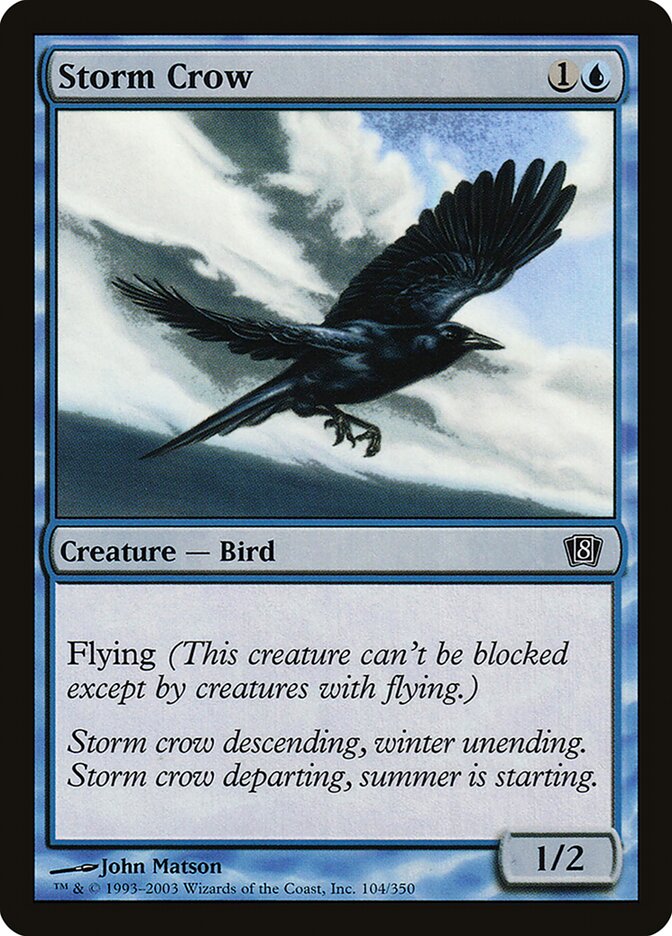 Storm Crow card front