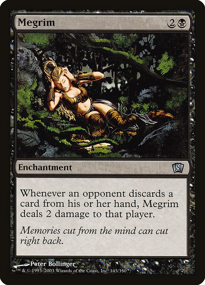 Megrim card front