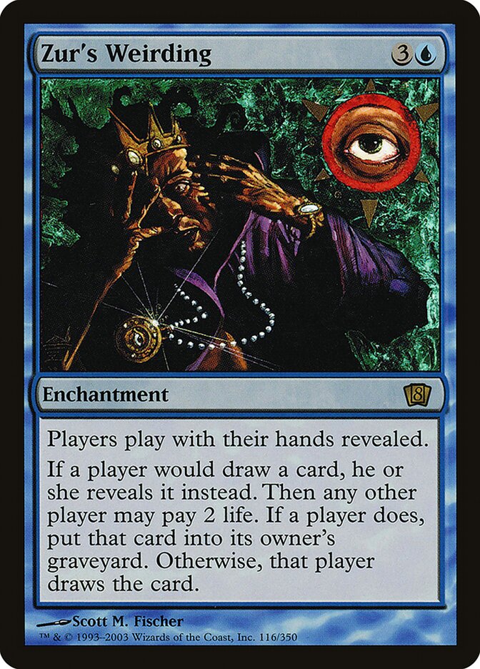 Zur's Weirding card front
