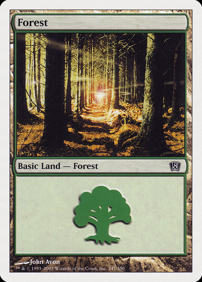 Forest card front