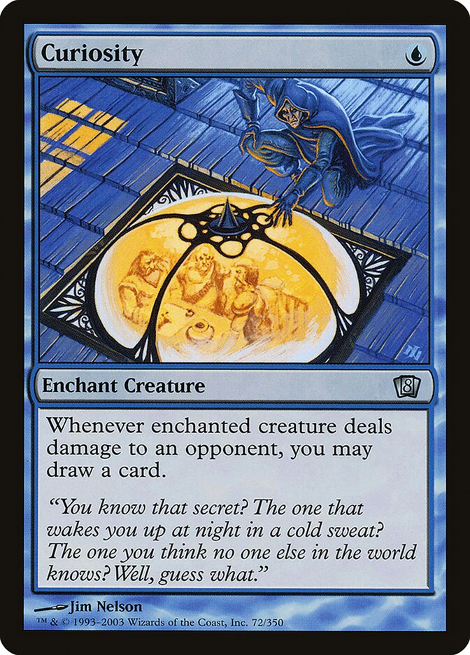 Curiosity card front