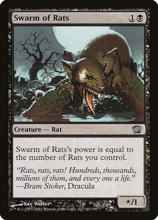 Swarm of Rats card front
