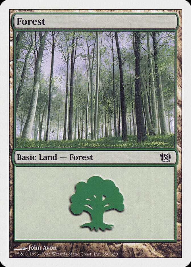 Forest card front