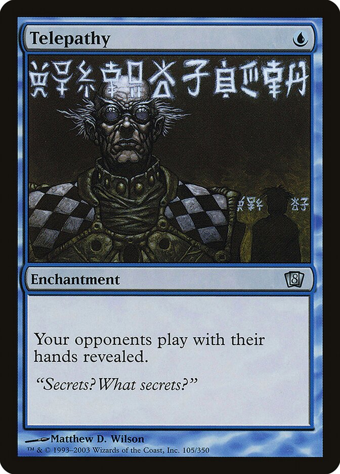 Telepathy card front