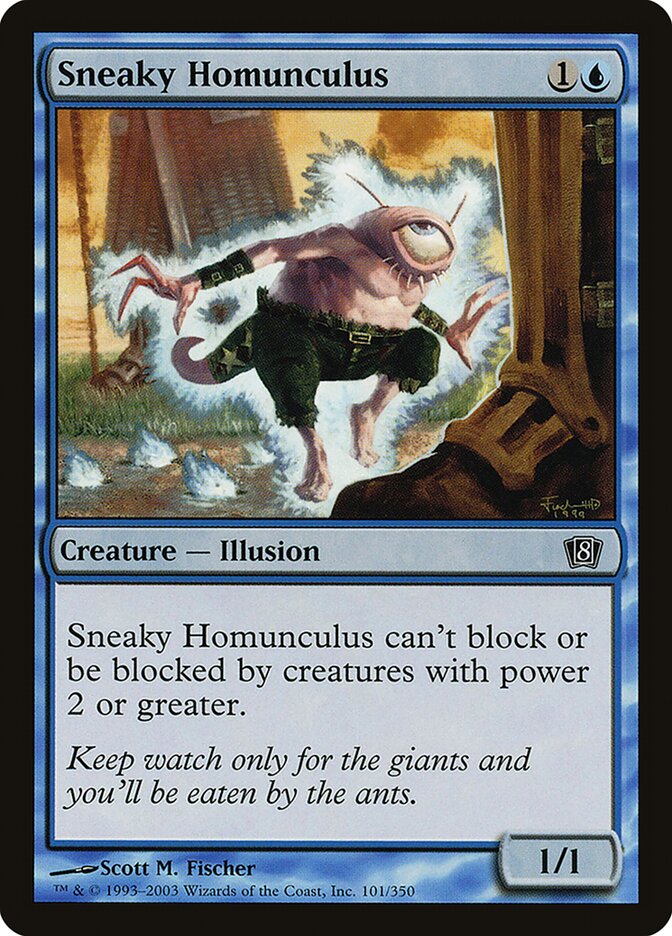 Sneaky Homunculus card front