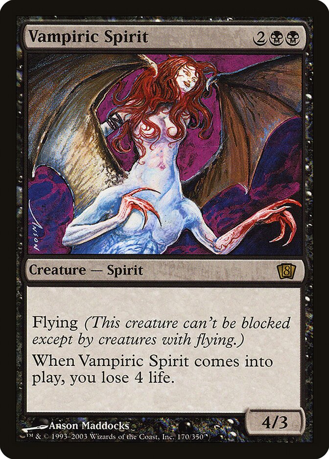 Vampiric Spirit card front