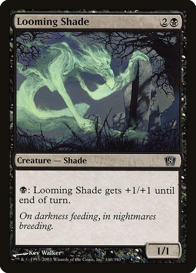 Looming Shade card front