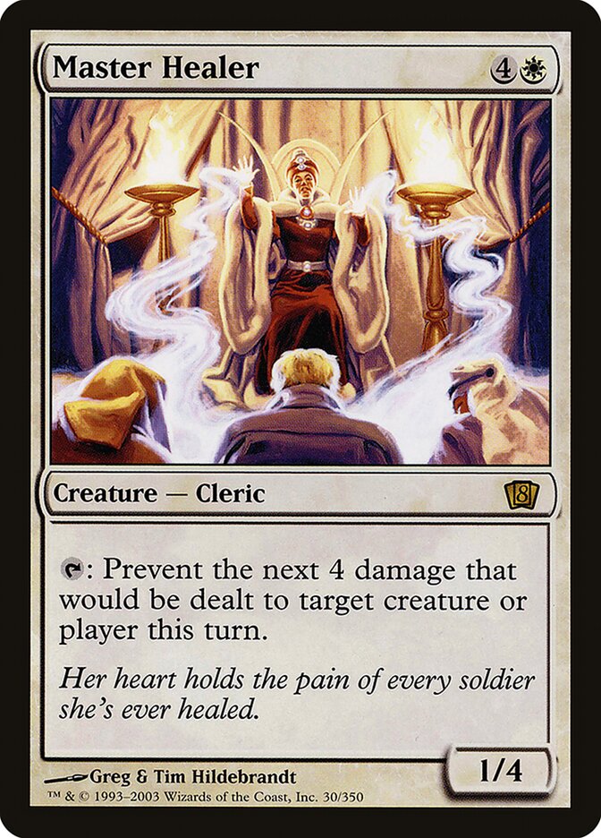 Master Healer card front