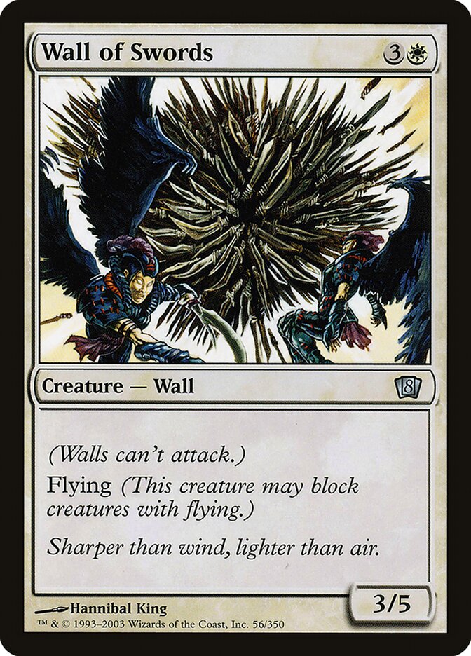 Wall of Swords card front