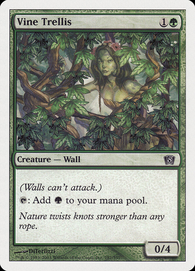 Vine Trellis card front