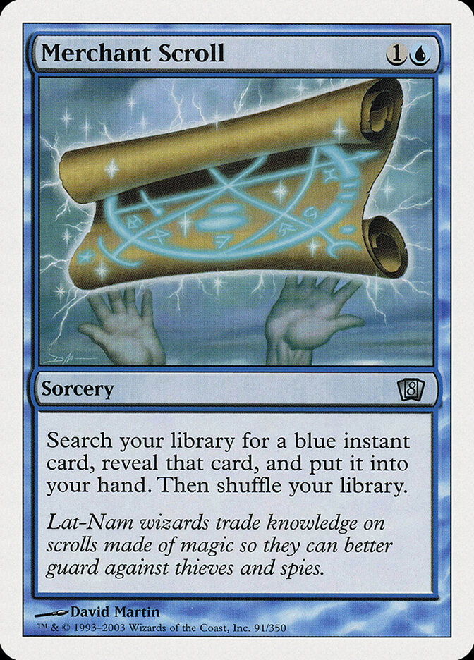 Merchant Scroll card front