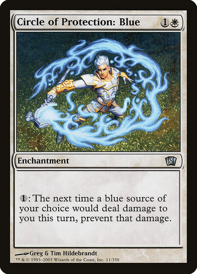Circle of Protection: Blue card front