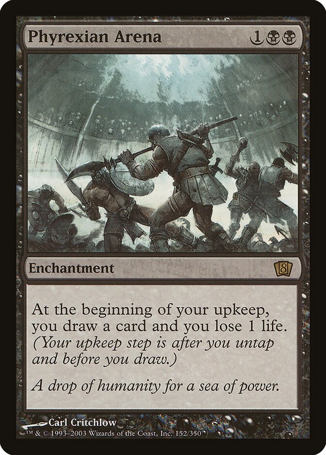 Phyrexian Arena card front