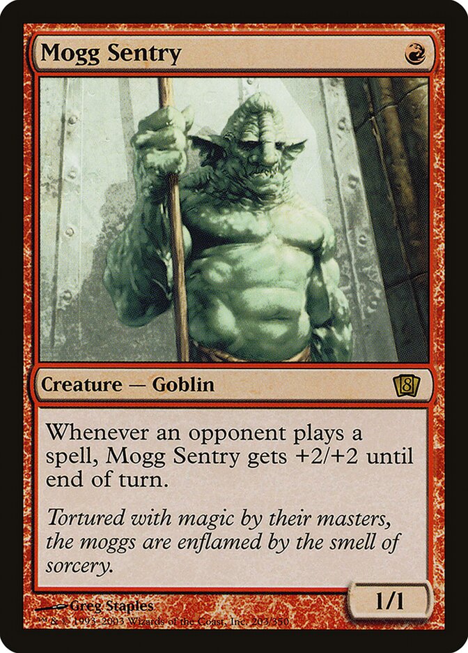 Mogg Sentry card front