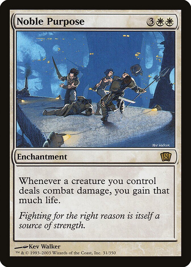 Noble Purpose card front
