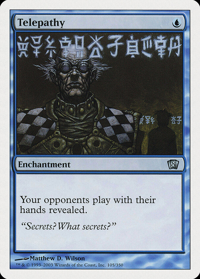 Telepathy card front