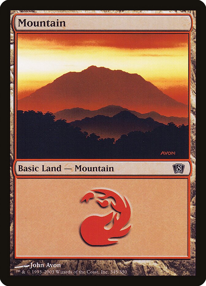 Mountain card front