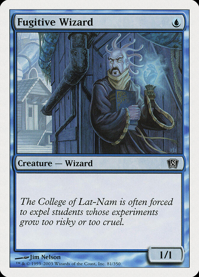 Fugitive Wizard card front