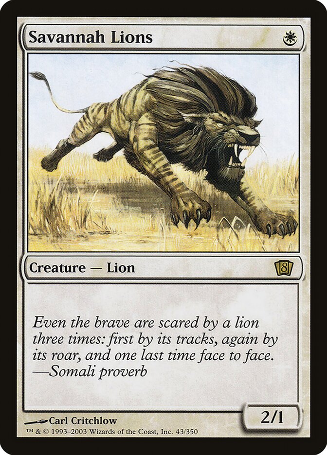 Savannah Lions card front