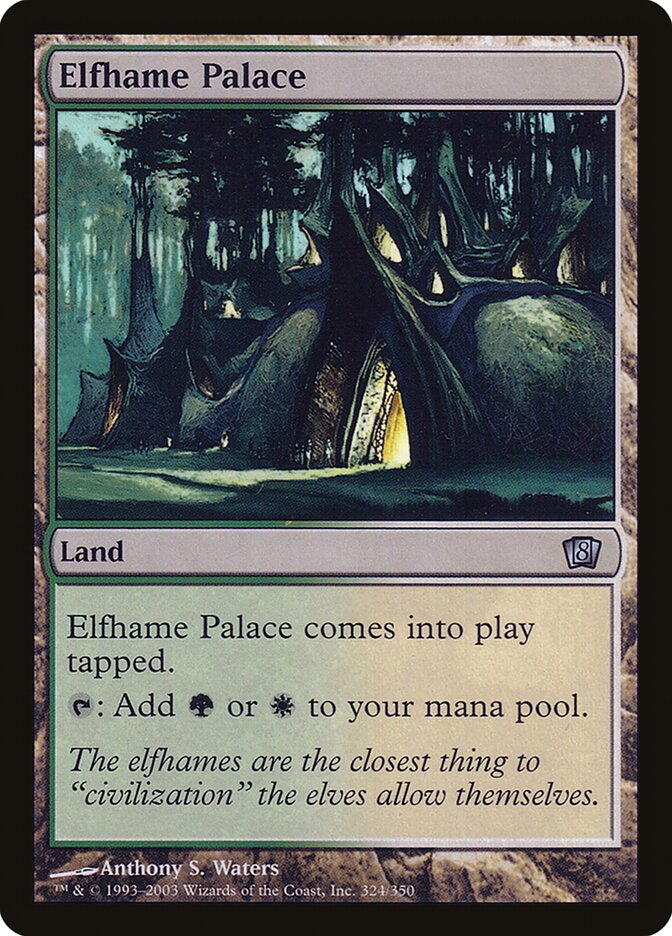 Elfhame Palace card front