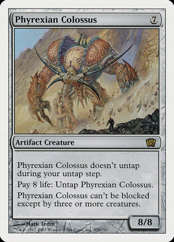 Phyrexian Colossus card front
