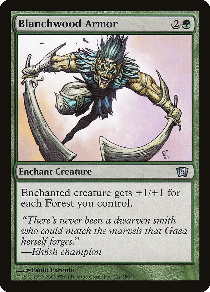 Blanchwood Armor card front