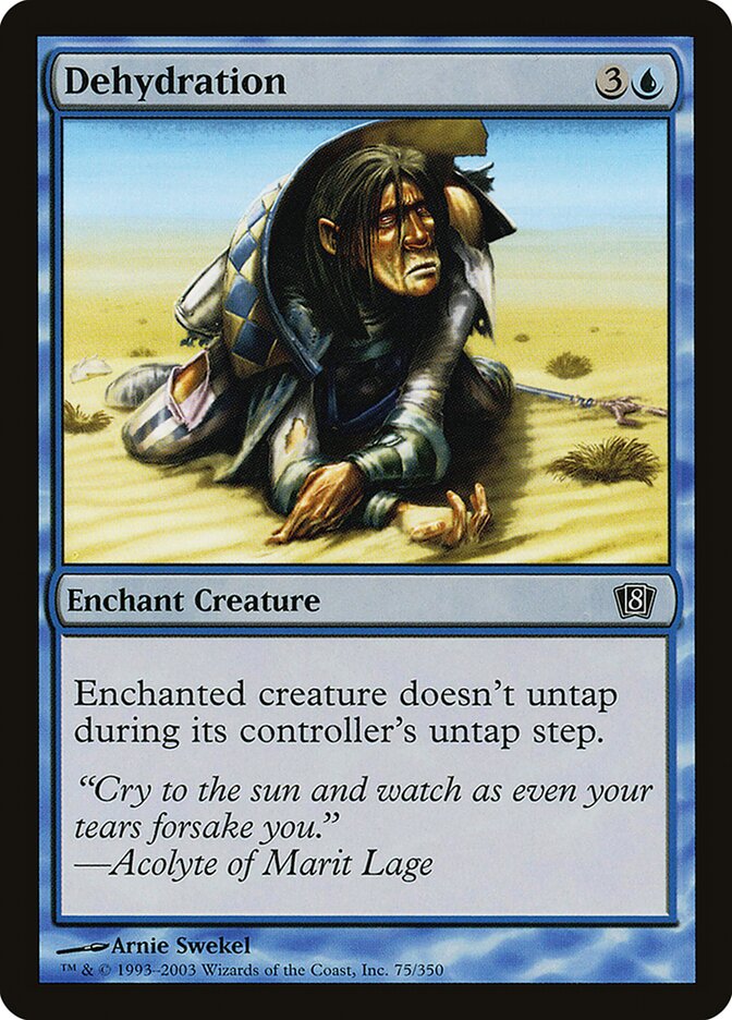 Dehydration card front