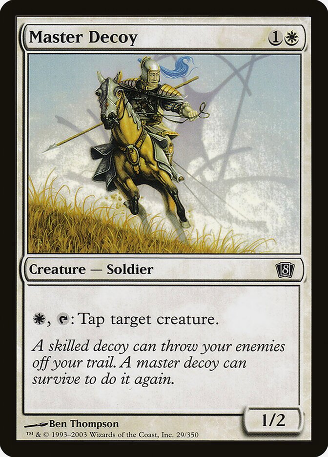 Master Decoy card front
