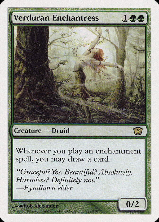 Verduran Enchantress card front