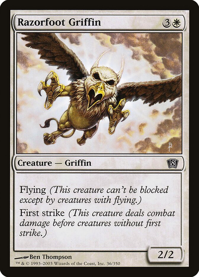 Razorfoot Griffin card front