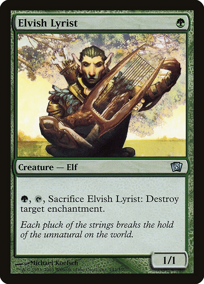 Elvish Lyrist card front