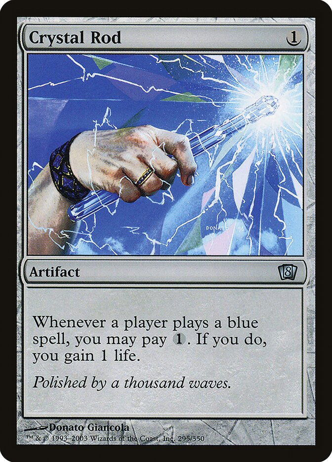 Crystal Rod card front