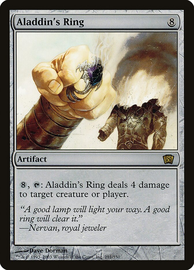 Aladdin's Ring card front