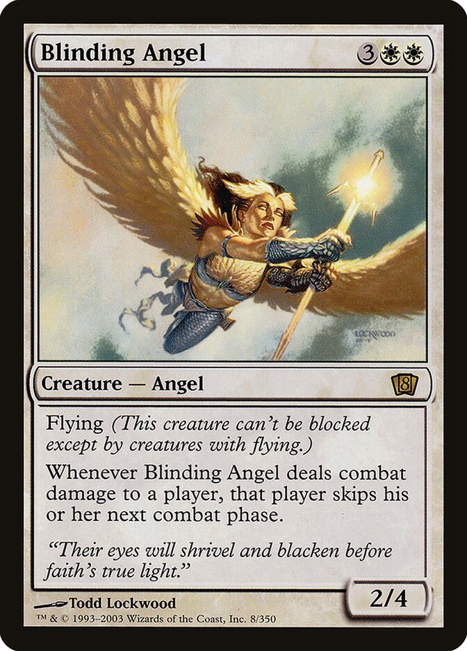 Blinding Angel card front
