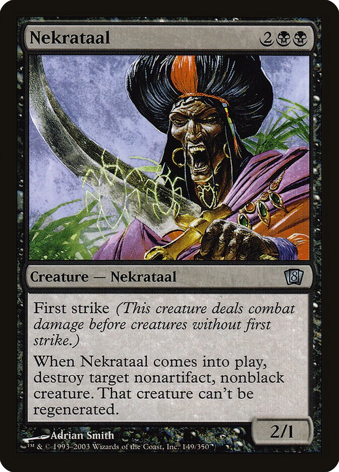 Nekrataal card front