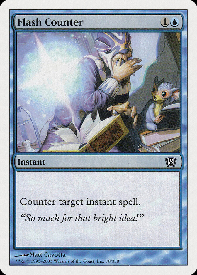 Flash Counter card front