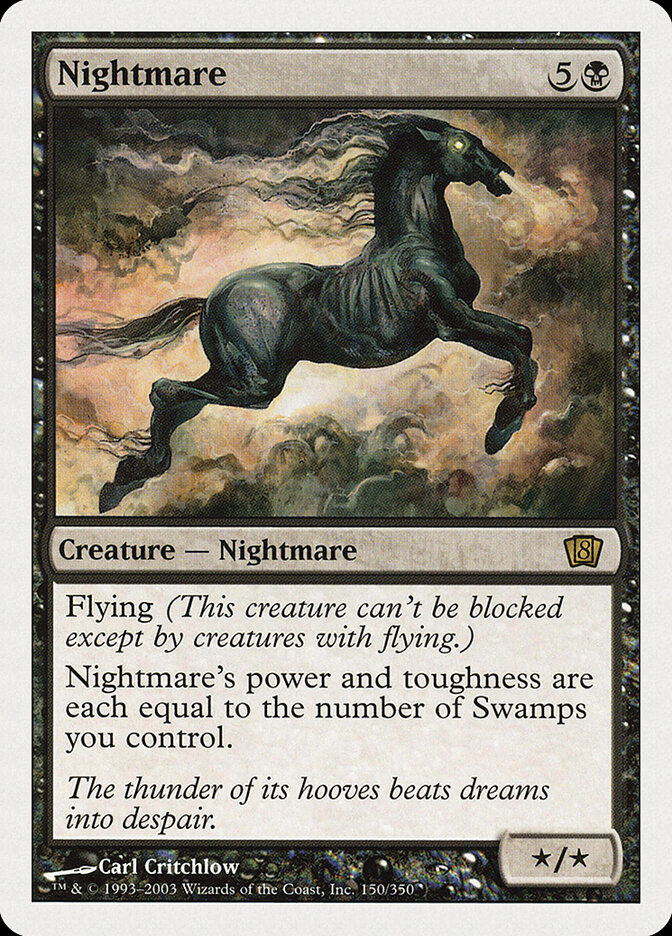 Nightmare card front