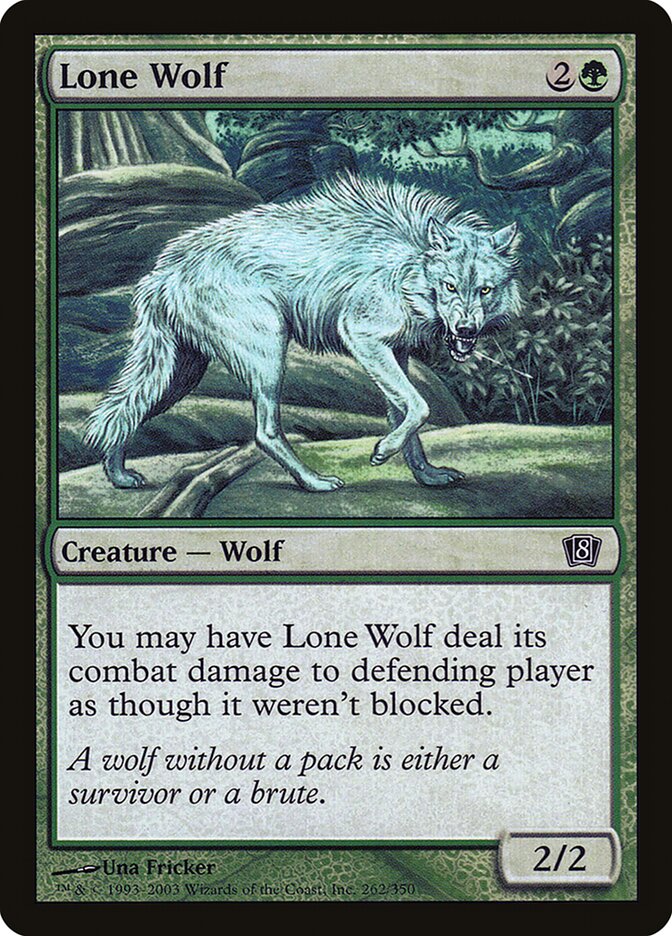 Lone Wolf card front