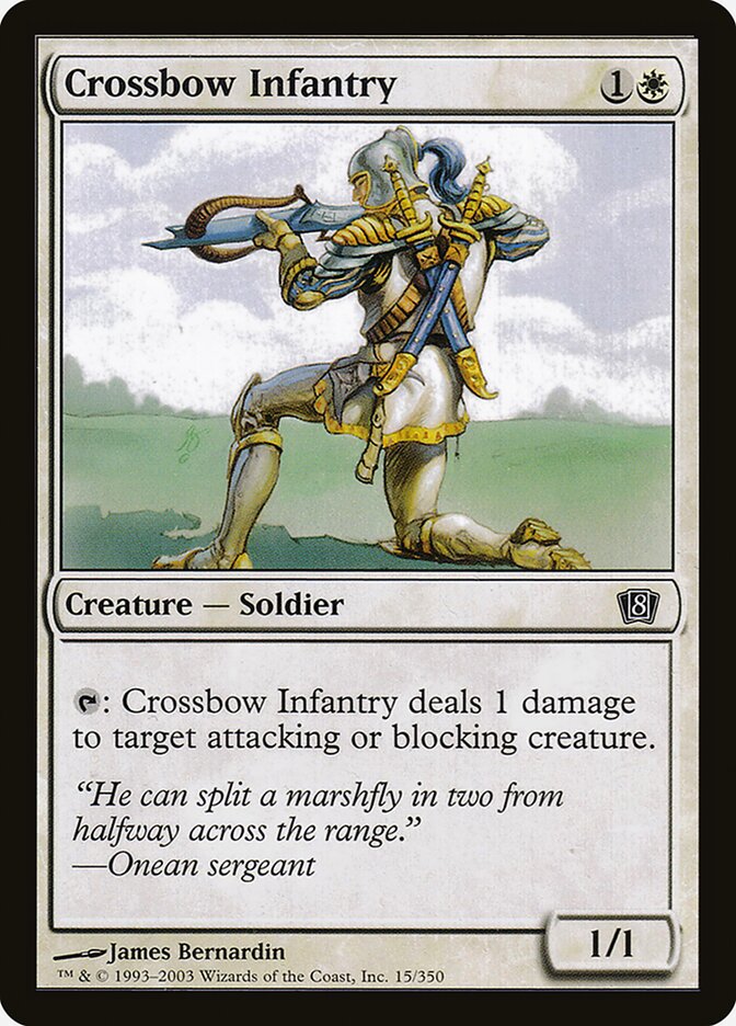 Crossbow Infantry card front