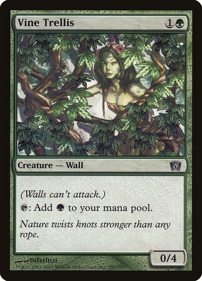 Vine Trellis card front