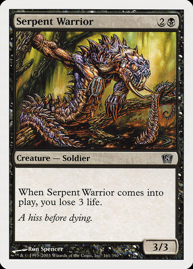 Serpent Warrior card front
