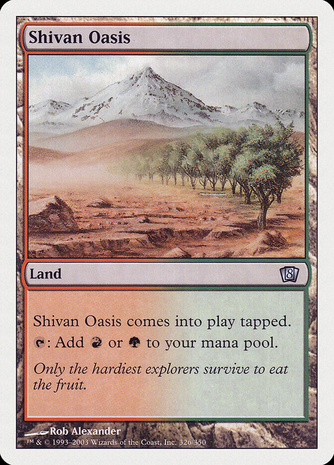 Shivan Oasis card front