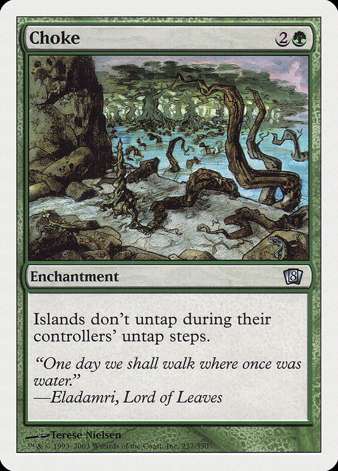 Choke card front