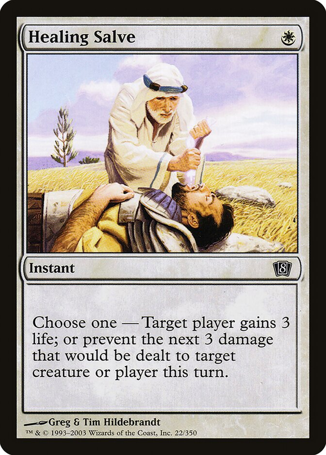 Healing Salve card front