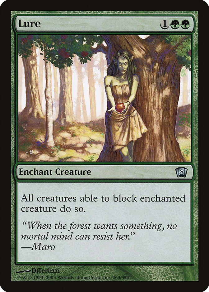 Lure card front