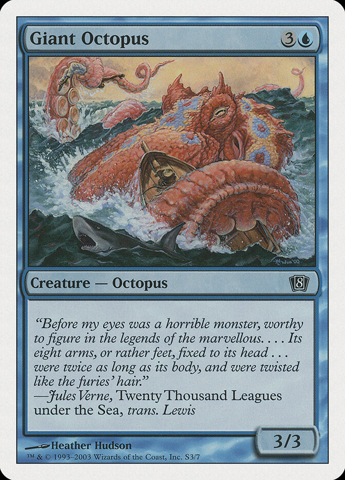 Giant Octopus card front