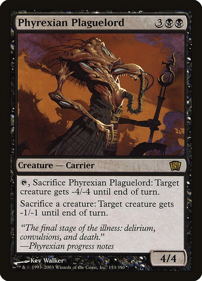 Phyrexian Plaguelord card front