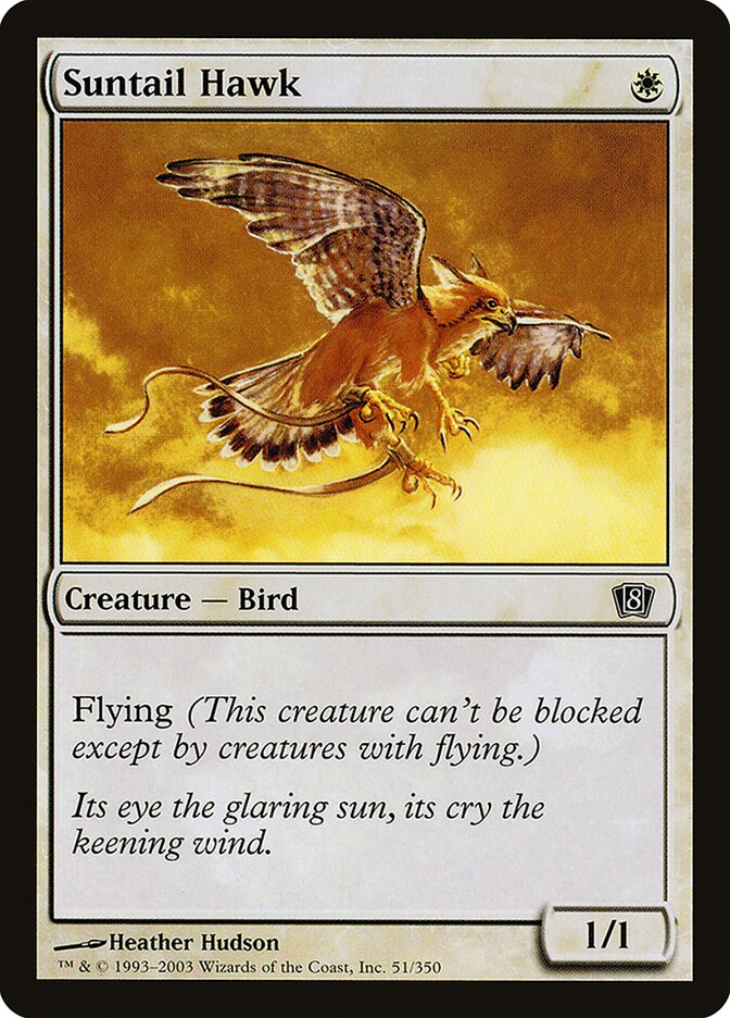 Suntail Hawk card front